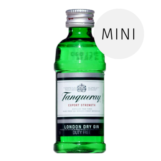 Tanqueray London Dry Gin / 47,3% Vol. / 0,05 Liter-PET-Flasche