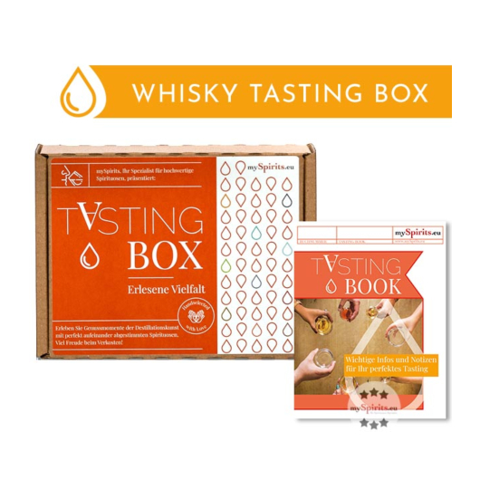 Tasting-Set „Whisky Klassiker & Entdeckungen“ Probierset / 40 - 46 % vol / 10 x 0,02 l in Box mit Booklet