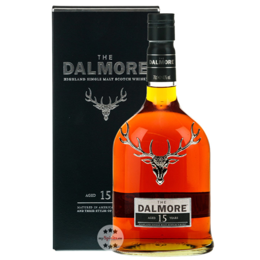 The Dalmore 15 Jahre Highland Single Malt Scotch Whisky / 40 % Vol. / 0,7 Liter-Flasche in GP