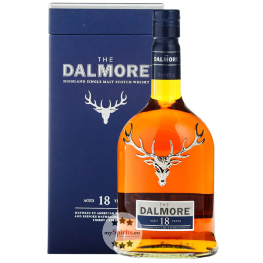 The Dalmore 18 Jahre Highland Single Malt Scotch Whisky / 43 % Vol. / 0,7 Liter-Flasche in GP