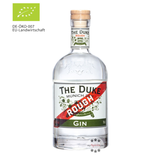 The Duke Rough Gin Bio - Munich Dry Gin / 42 % Vol. / 0,7 Liter-Flasche