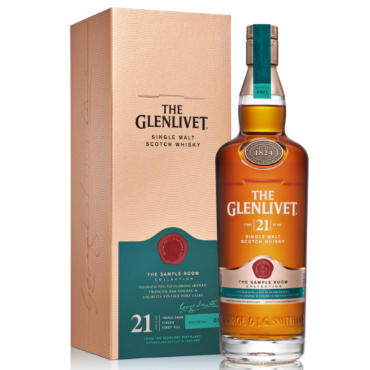 The Glenlivet 21 Jahre Single Malt Scotch Whisky / 43 % Vol. / 0,7 Liter-Flasche