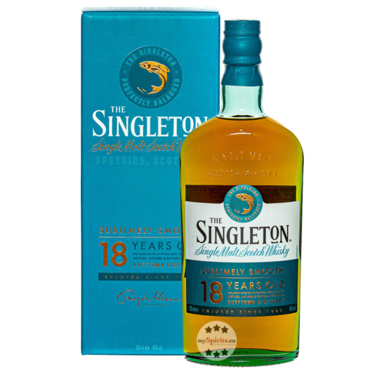 The Singleton of Dufftown 18 Years Single Malt Scotch Whisky / 40 % Vol. / 0,7 Liter-Flasche