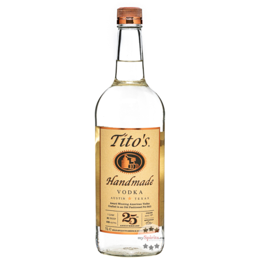 Tito's Handmade Vodka / 40 % vol / 1,0 Liter-Flasche