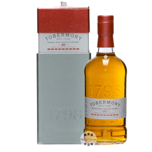 Tobermory 20 Jahre Single Malt Scotch Whisky / 46,3 % Vol. / 0,7 Liter-Flasche
