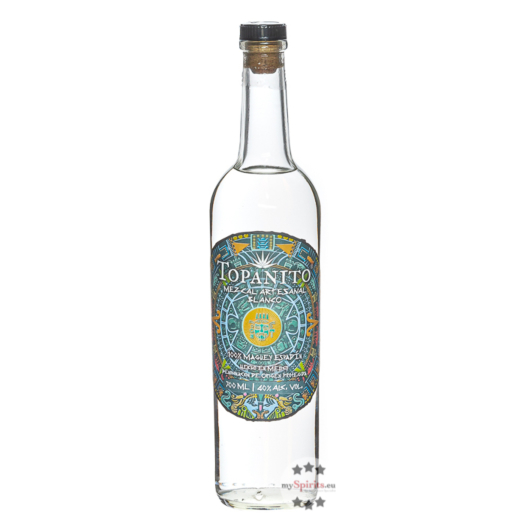 Topanito Mezcal Artesanal Blanco 100 % Maguey Espadin / 40 % Vol. / 0,7 Liter-Flasche