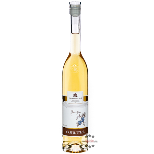 Unterthurner Grappa Castel Tyrol Barrique / 39 % vol. / 0,5 Liter-Flasche