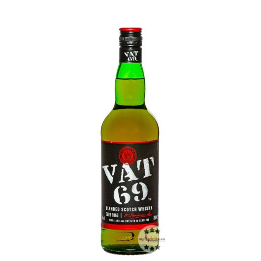 VAT 69 Blended Scotch Whisky / 40 % Vol. / 0,7 Liter-Flasche