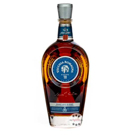 Vecchia Romagna Riserva 18 Jahre Brandy / 43,8 % Vol. / 0,7 Liter-Flasche