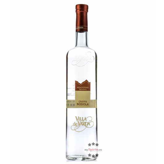 Villa de Varda Grappa Nosiola Monovitigno - Klarer Grappa / 40 % Vol. / 0,7 Liter-Flasche 