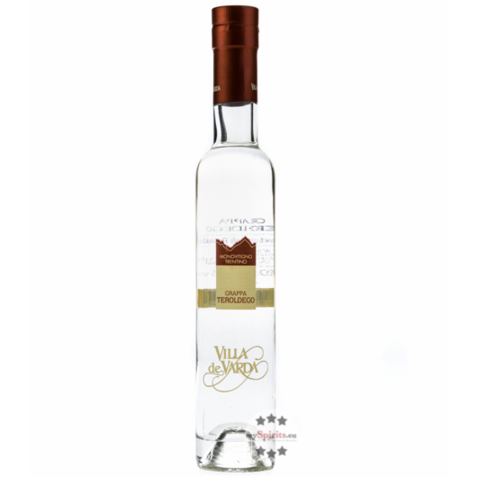 Villa de Varda Grappa Teroldego Pensiero Trentino / 40% Vol. / 0,2 Liter-Flasche