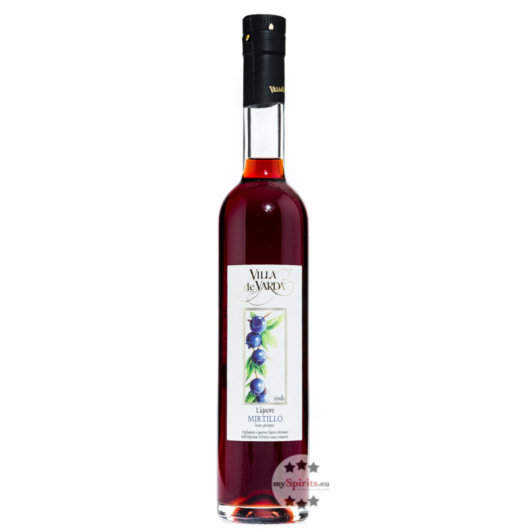 Villa de Varda Liquore Mirtillo Mezzolitro Heidelbeerlikör / 28% Vol. / 0,5 Liter-Flasche
