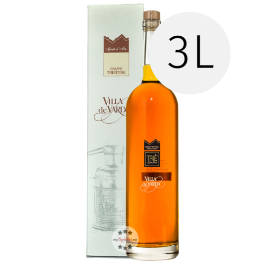 Villa de Varda Triè Grappa Riserva le Reserve / 40 % Vol. / 3,0 Liter-Flasche in Geschenkkarton