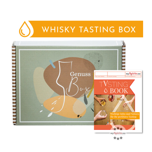 Tasting-Set „Whisky für Kenner“ Probierset / 40 - 58,2 % vol / 8 x 0,02 l in Genuss-Box mit Booklet