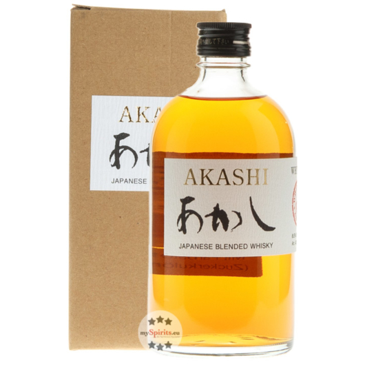 White Oak Akashi Japanese Blended Whisky / 40 % Vol. / 0,5 Liter-Flasche in Karton