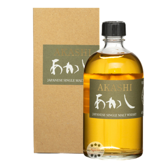 White Oak Akashi Japanese Single Malt Whisky / 46 % Vol. / 0,5 Liter-Flasche in Geschenkkarton