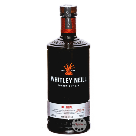 Whitley Neill Original London Dry Gin / 43 % Vol. / 0,7 Liter-Flasche