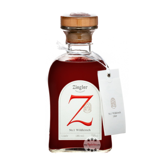 Ziegler Wildkirsch No. 1 Likör / 18 % Vol. / 0,5 Liter-Flasche