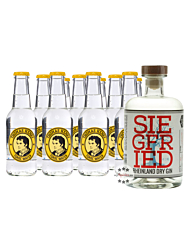 Siegfried Rheinland Dry Gin (41% Vol., 0,7 L) & 11 x Thomas Henry Tonic Water (0,2 L)