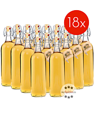 18 x Prinz: Alte Marille im Holzfass gereift / 41 % Vol. / 18 x 1,0 Liter-Flasche