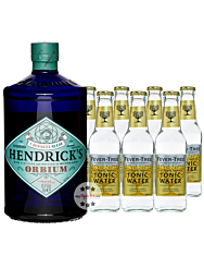 Hendrick’s Orbium Gin (43,4 % Vol. / 0,7l) & 7 x Fever-Tree Indian Tonic Water (0,2l) inkl. 1,05 € Pfand