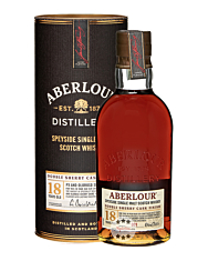 Aberlour 18 Jahre Single Malt Scotch Whisky Double Cask Matured / 43 % Vol. / 0,5 Liter-Flasche in Geschenkdose