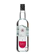 Alm Mand'l Himbeer-Schnaps / 35 % Vol. / 1,0 Liter-Flasche