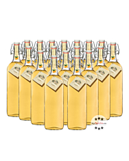 18 x Prinz: Alte Marille im Holzfass gereift / 41 % Vol. / 18 x 1,0 Liter-Flasche