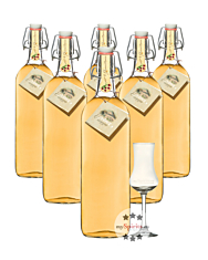 Prinz: Alte Waldhimbeere Kombi / 41 % Vol. / 6 x 1,0 Liter-Flasche + 1 x mySpirits Schnapskelch