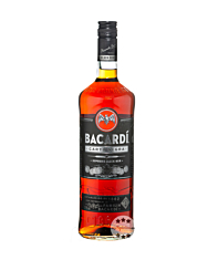 Bacardi Black - Bacardi Carta Negra Rum / 37,5 % Vol. / 1,0 Liter-Flasche