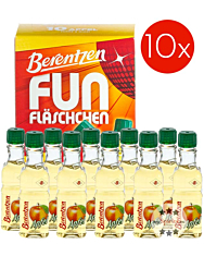 Berentzen: Fun Apfelkorn Likör / 18% Vol. / 10 x 0,02 Liter-Flasche