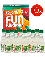 Berentzen: Fun Saurer Apfel Likör in PET / 16% Vol. / 10 x 0,02 Liter-Flasche