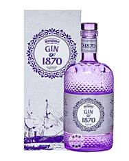 Bertagnolli Gin 1870 Blueberry Dry Gin / 40 % Vol. / 0,7 Liter-Flasche in Geschenkbox