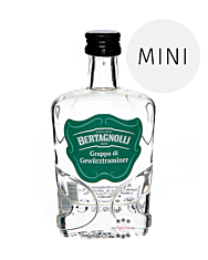 Bertagnolli Grappa di Gewürztraminer Mini / 42 % Vol. / 0,05 Liter-Flasche