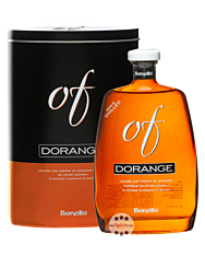 Bonollo: Dorange of Liquore Likör mit Grappa und Orange / 40 % Vol. / 0,7 Liter-Flasche in Metallbox