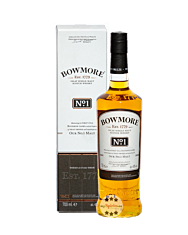 Bowmore No. 1 Islay Single Malt Scotch Whisky / 40 % Vol. / 0,7 Liter-Flasche in Geschenkkarton