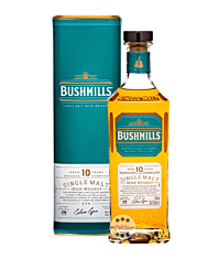 Bushmills 10 Jahre Single Malt Irish Whiskey / 40 % Vol. / 0,7 Liter-Flasche in GP