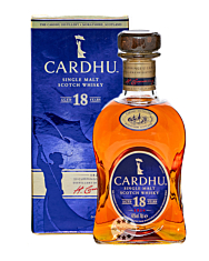 Cardhu: 18 Jahre Single Malt Scotch Speyside Whisky in Geschenk-Box / 40% Vol. / 0,7 l Flasche