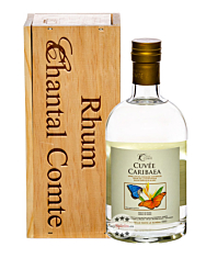 Chantal Comte Cuvée Caribaea Rhum Blanc Agricole / 50 % Vol. / 0,7 Liter-Flasche in Holzschatulle