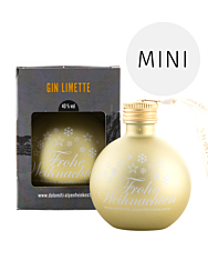 Dolomiti Christbaumkugel mit Gin Limette / 40 % vol / 0,04 Liter