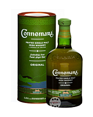 Connemara Peated Single Malt Irish Whiskey Original / 40 % Vol. / 0,7 Liter-Flasche in Geschenkdose