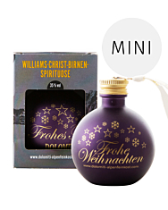 Dolomiti Christbaumkugel mit Williams-Christ-Birnen Schnaps / 35 % vol / 0,04 Liter