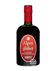 Farny Alpenglüher - Kräuterschnaps aus dem Allgäu / 32 % Vol. / 0,5 Liter-Flasche in Geschenkdose