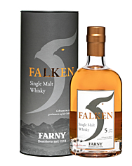 Farny Falken Single Malt Whisky 5 Jahre / 43 % Vol. / 0,7 Liter-Flasche in Geschenkdose