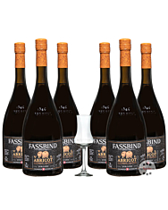 Fassbind: 6 x Alte Aprikose - Vieil Abricot / 40 % Vol. / 6 x 0,7 Liter + mySpirits Schnapskelch