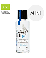 Feel! Munich Dry Gin Bio Mini / 47 % Vol. / 0,05 Liter-Flasche