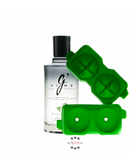 G‘Vine Nouaison Gin Geschenkset  – Würziger Gin mit Weinblüte im Set mit Eiswürfelform / 43,9 % vol. 0,7 Liter-Flasche