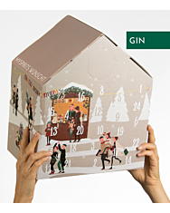 mySpirits Gin Adventskalender X-Mas Edition 2022 / 37,5-48 % Vol. / 24 x 0,02 l mit Glas