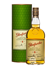 Glenfarclas 8 Years Highland Single Malt Scotch Whisky / 40 % Vol. / 0,7 Liter-Flasche in Geschenkdose