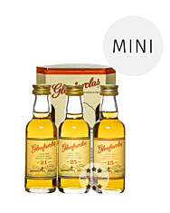 Glenfarclas Miniaturen-Probierset 15 YO, 21 YO, 25 YO / 43 - 46 % Vol. / 3 x 0,05 Liter in Dekobox